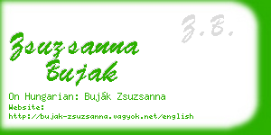 zsuzsanna bujak business card