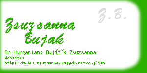 zsuzsanna bujak business card